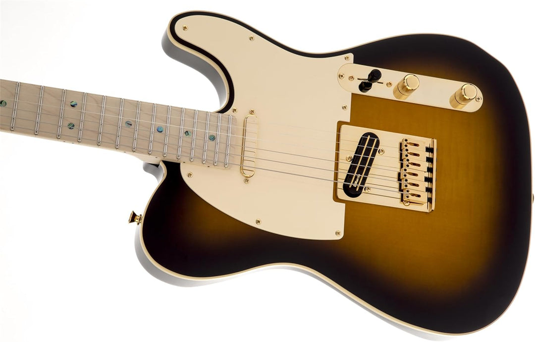 Fender Richie Kotzen Telecaster Ahorn Griffbrett E-Gitarre Braun Sunburst 0255202532