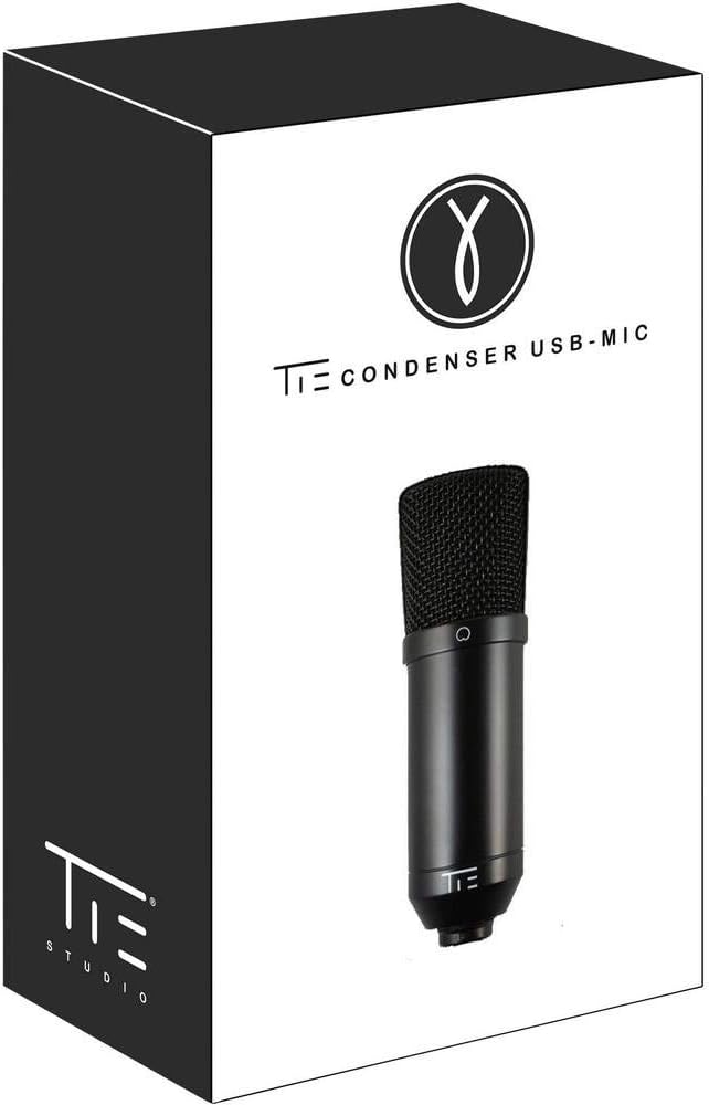 TIE Studio Condenser Mic SW USB-Studiomikrofon Kabelgebunden inkl Spinne, inkl. Kabel, 19-90012 USB