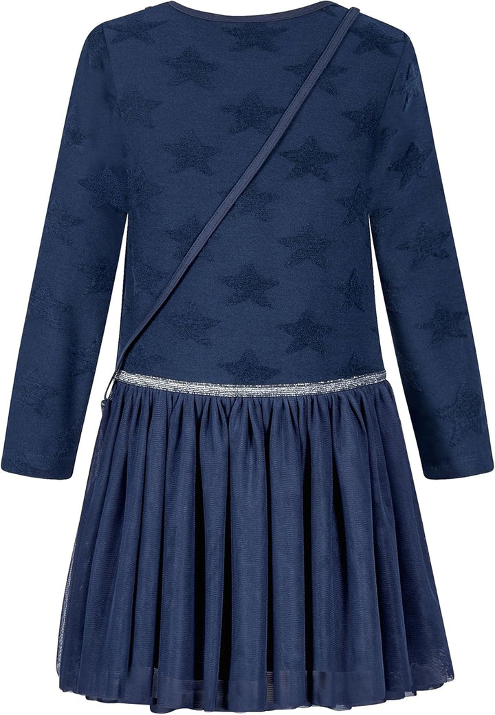 Happy Girls Mädchen Kleid Kinderkleid 140 Blau, 140 Blau