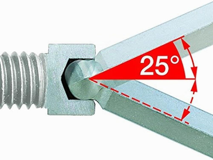 Wiha Stiftschlüssel Set im ErgoStar Halter zum Auffechern der einzelnen Schlüssel Sechskant-Kugelkop