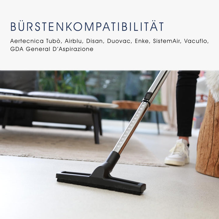 Bausatz 5 Hartbodendüse für Zentralstaubsauger Durchmesser ø32mm