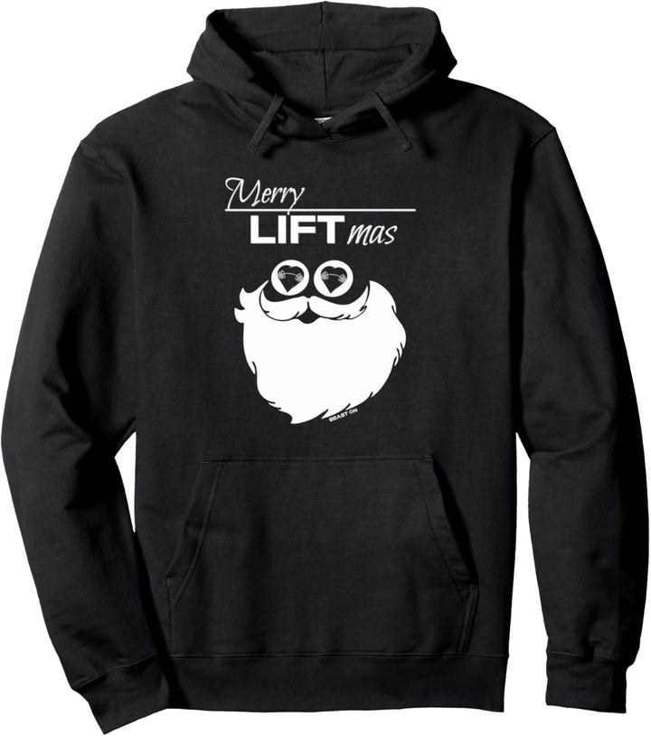 Merry Liftmas Weihnachten Fitness Motivation Gym Sprüche Pullover Hoodie