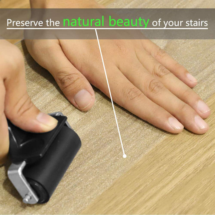 Queta Antirutschstreifen Treppe Set Rutschfest Stufenmatten Transparent Rutsch Streifen Treppenstufe