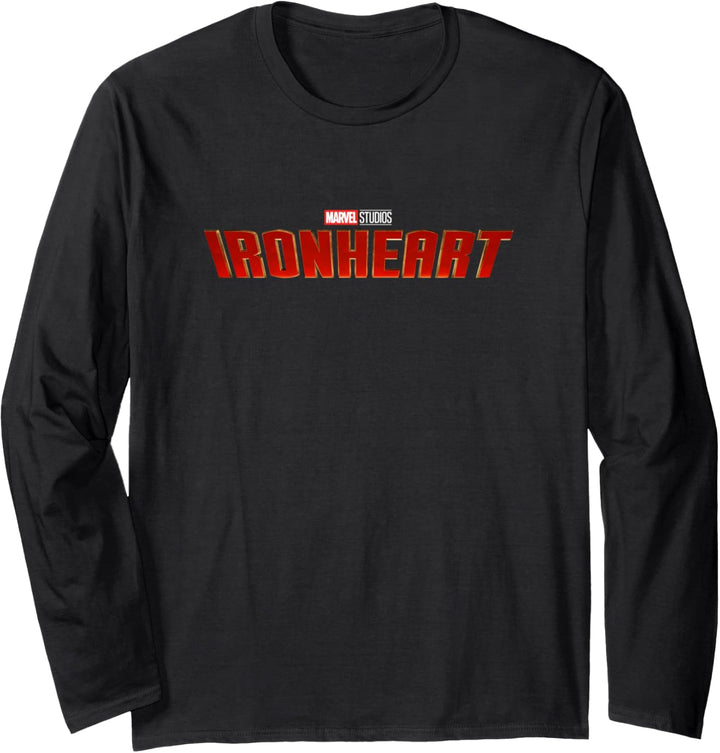 Marvel Ironheart Series Logo Langarmshirt