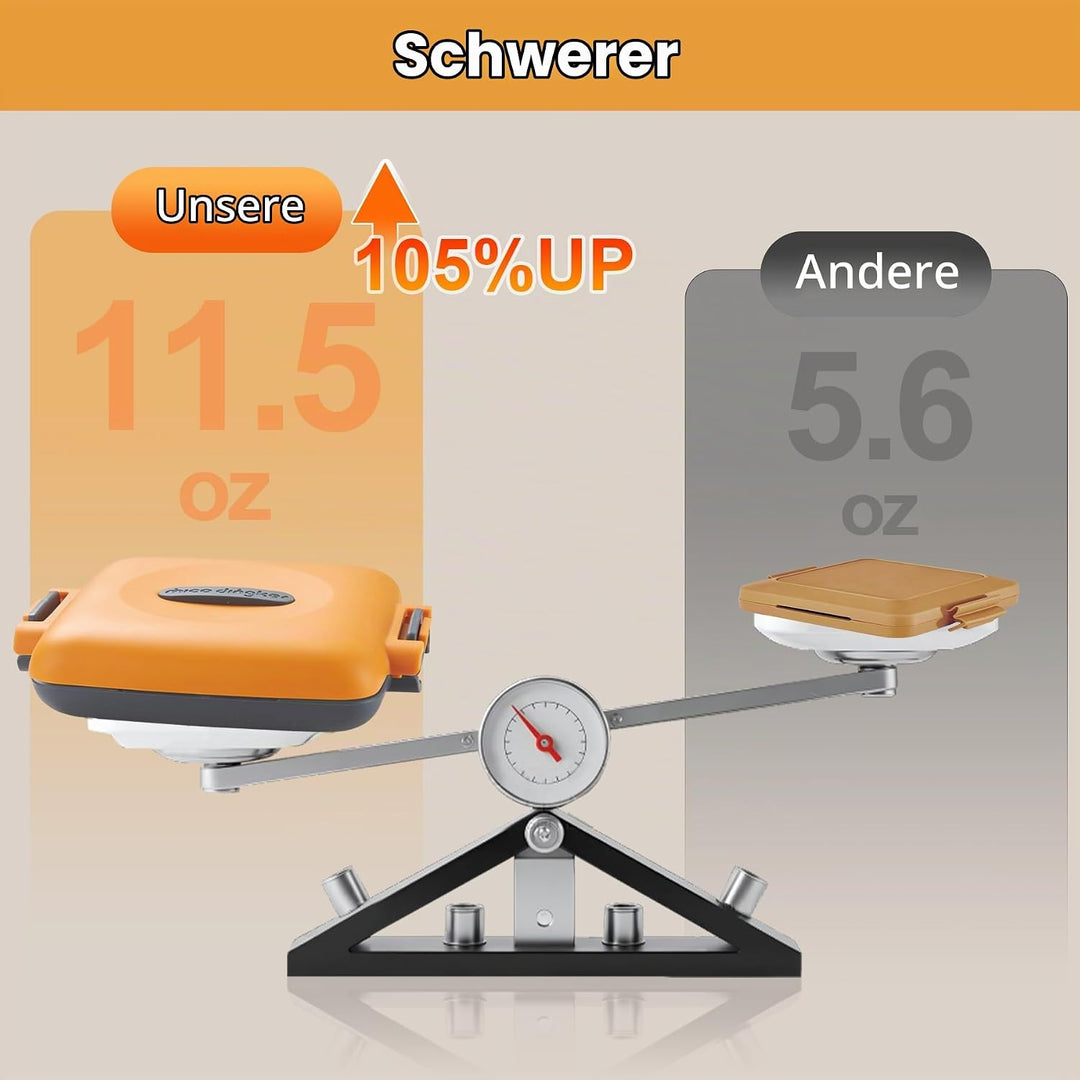 Sandwichmaker, Sandwichtoaster für Mikrowelle, Antihaftbeschichteter Sandwich-Toaster, Panini Sandwi