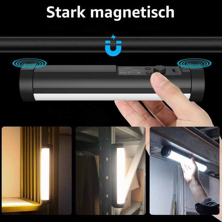 LUXCEO P100 Led Videoleuchte RGB,Mini LED Licht,Tragbares Lightbar für Fotografie, Tiktok YouTube Vi