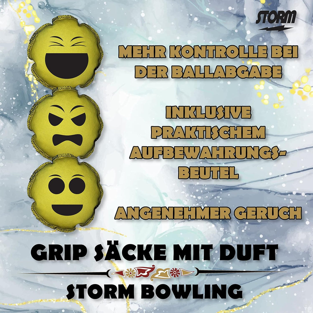 EMAX | Bowling-Zubehör - Storm Grip Bag | Grip Sack mit Duft | Rosinbag - Grip Ball Stormoji Stormoj