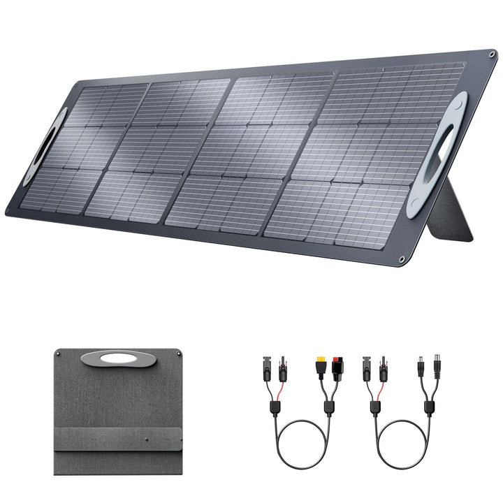 VDL Solarpanel Faltbar, 200W Solarmodul mit Monokristalline Solarzelle für Powerstation, 20V Photovo