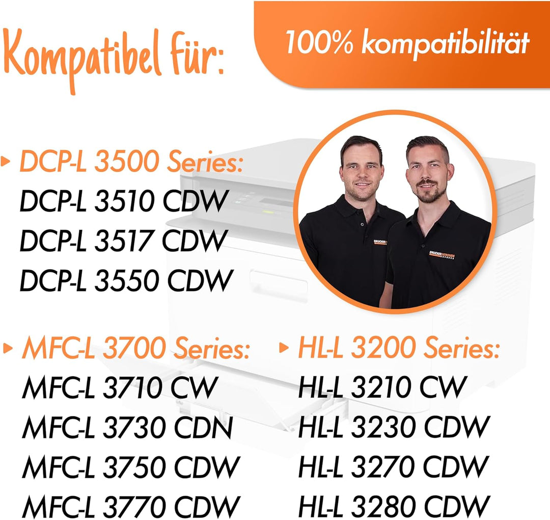 TN-247 kompatibel als Ersatz für Toner Brother TN-243CMYK TN247 für Brother MFC-L3750CDW DCP-L3550CD