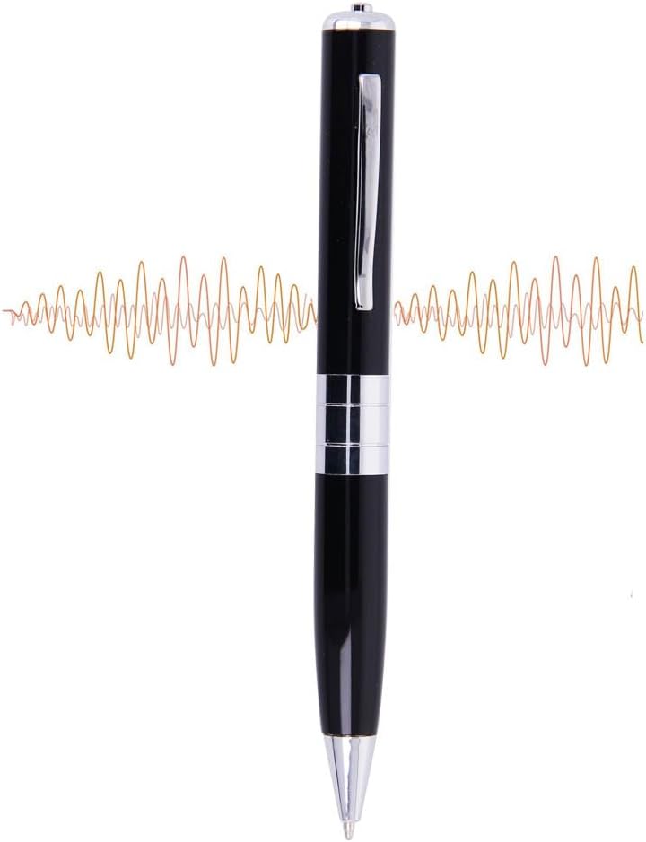 REY Versteckter Audio-Spionage-Stift-Rekorder, bis zu 32 GB, einschliesslich Micro-USB-Kabel, Handbu