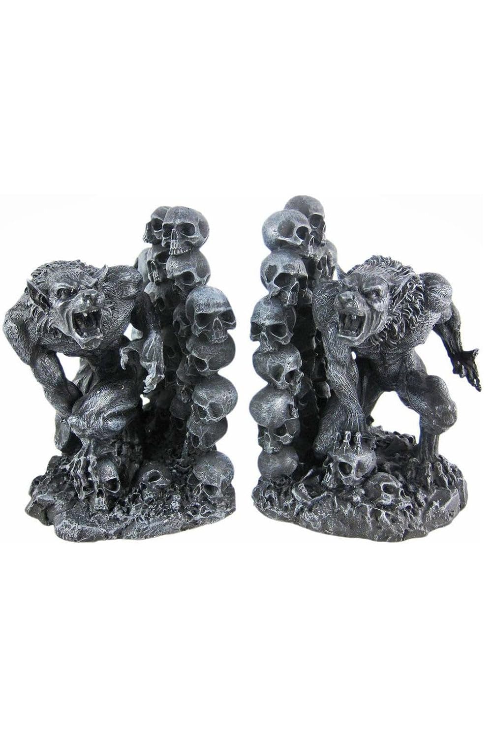 Werwölfe Werwolf & Skulls Fantasy-Set Buchstützen