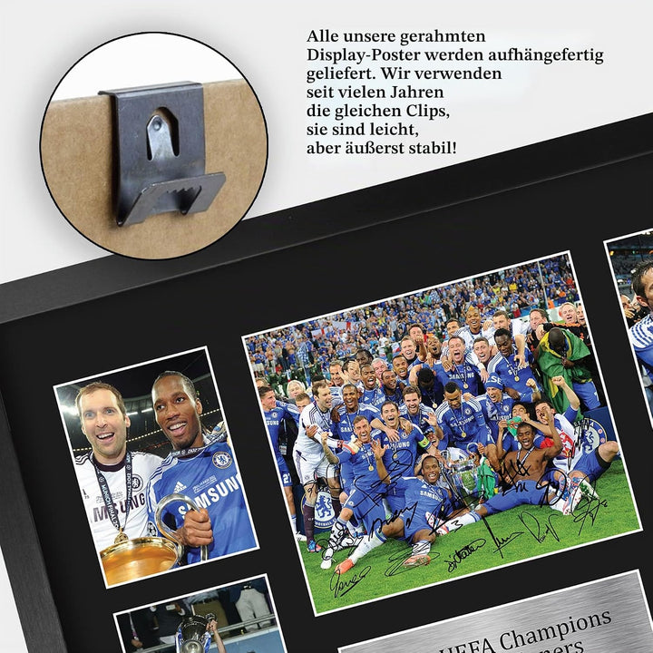 HWC Trading FR A3 Winners 2012 Gedruckte Erinnerungsstücke Signiert Autogramm Foto Display Für Fussb