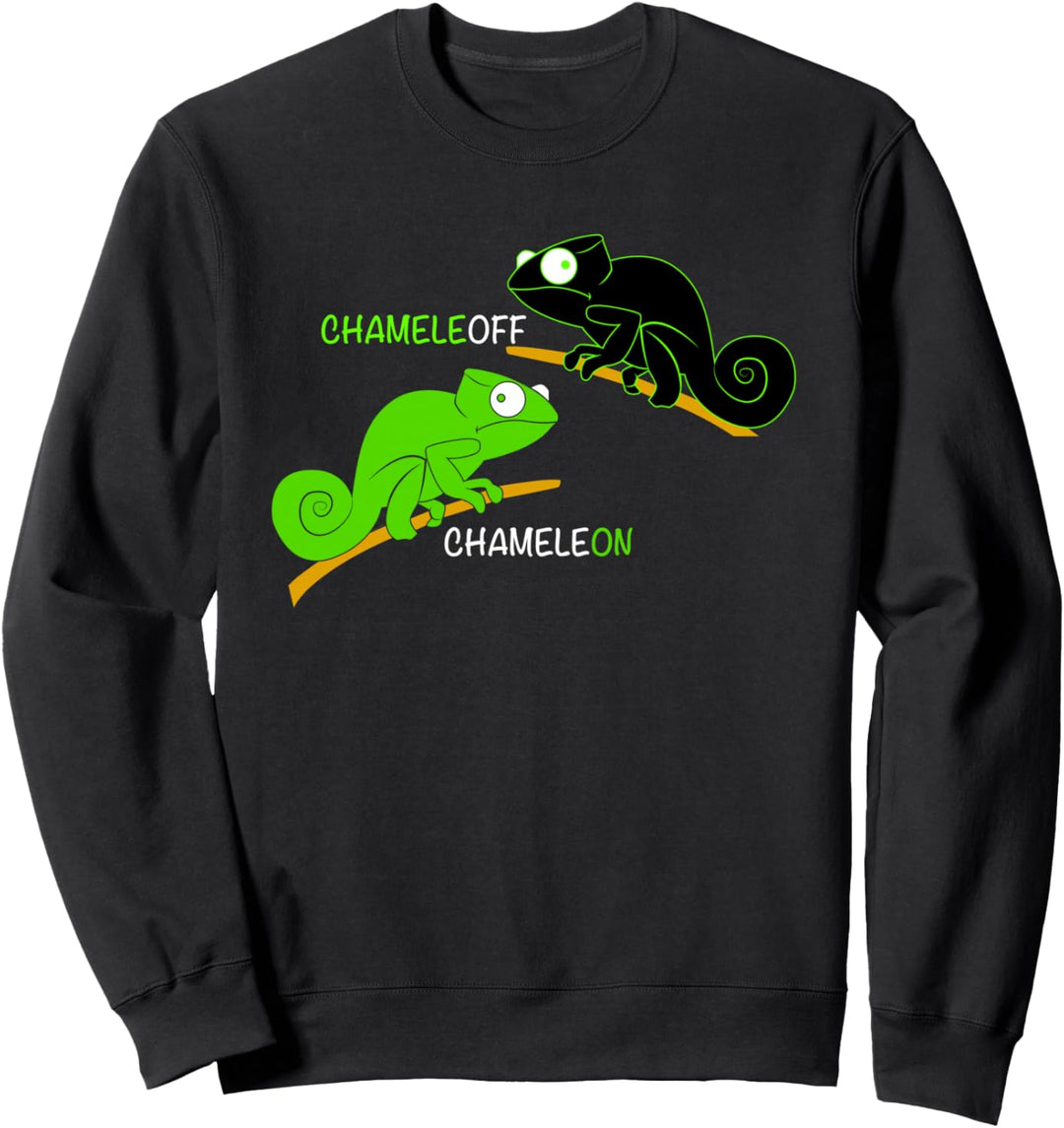 Chamäleon-Chamäleon-Eidechse Witz Witzige Reptilien Sweatshirt