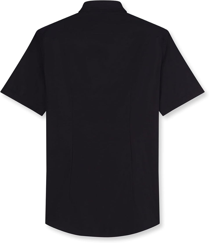 OLYMP Herren Businesshemd Langarm Luxor,Einfarbig,modern fit,New Kent 37 Schwarz 68, 37 Schwarz 68