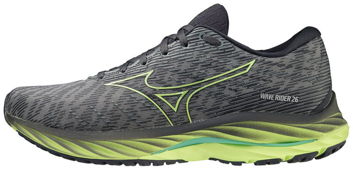 Mizuno Herren Wave Rider 26Laufschuh 39 EU Grau, 39 EU Grau