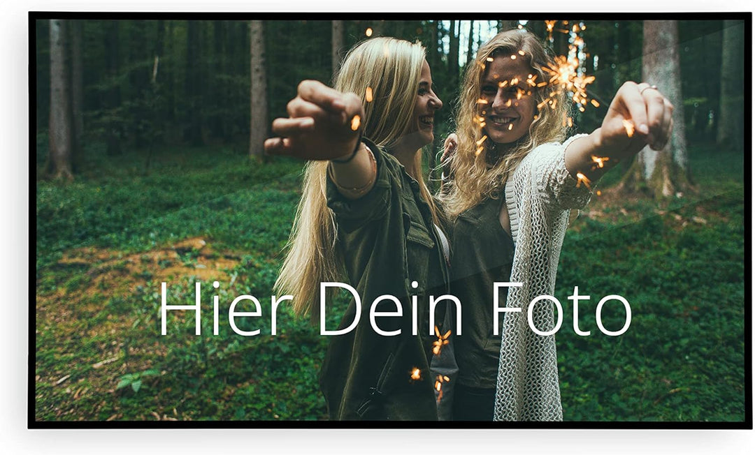 WANDURLAUB - Dein Bild auf Acryl - XXL Bild - 100x60 cm Acrylglas mit eigenem Foto bedrucken - hochw