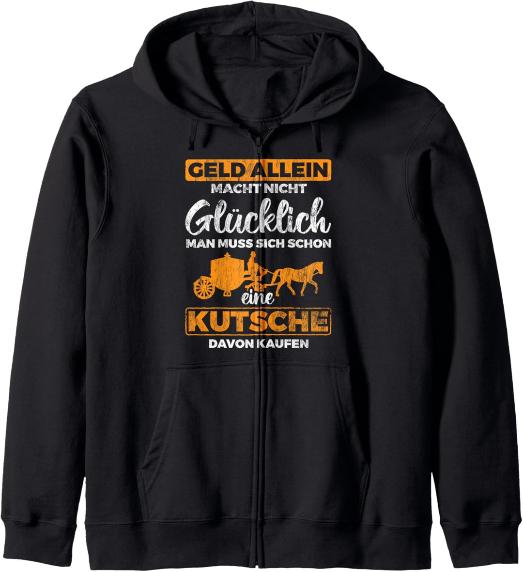 Kutschen Machen Glücklich Pferdekutsche Kutscher Kapuzenjacke