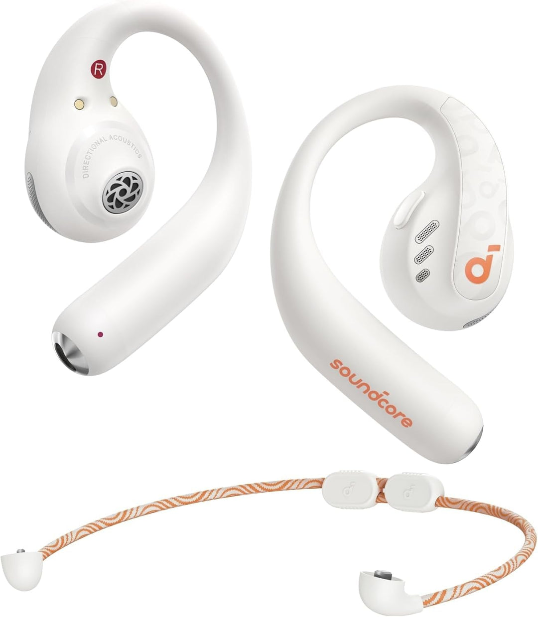 soundcore by Anker AeroFit Pro Open-Ear Headphones, Ultra Light, Comfortable, Ergonomic Design, Inte