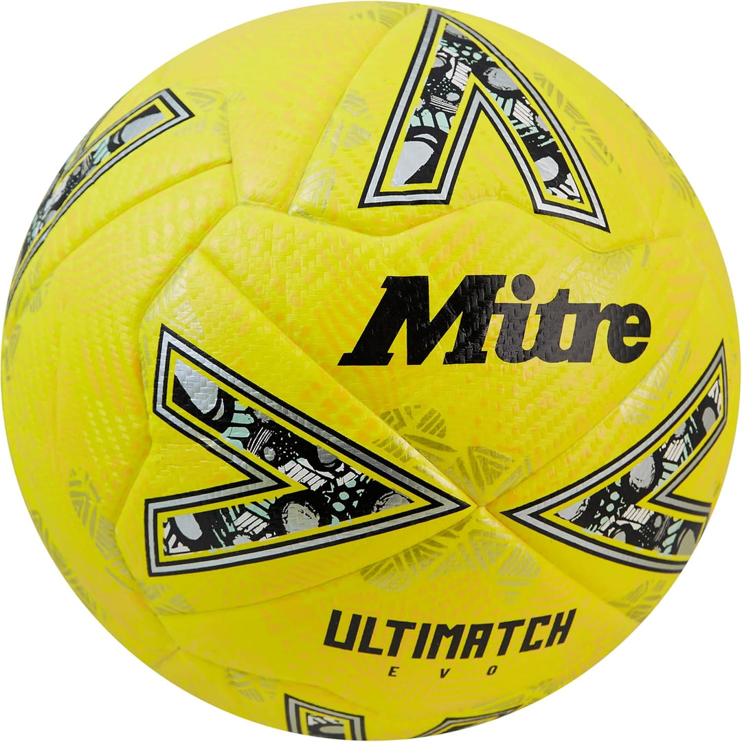 Mitre Ultimatch Fussball | verbesserte Ballkontrolle | äusserst strapazierfähig | noch mehr Präzisio