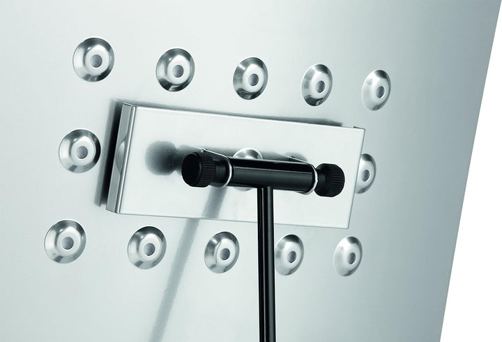 Durable Bodenständer Duraview Stand (mit Magnetrahmen, für Aushänge in A4) 1 Stück, silber, 498123 B