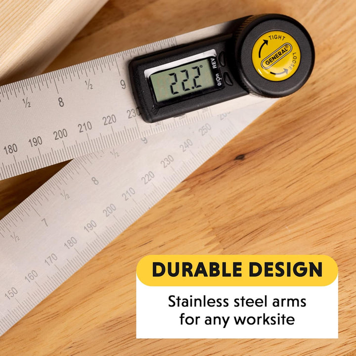 General Tools Digital-Winkel-Sucher-Regel, 10-Zoll (823) 10 Inches, 10 Inches
