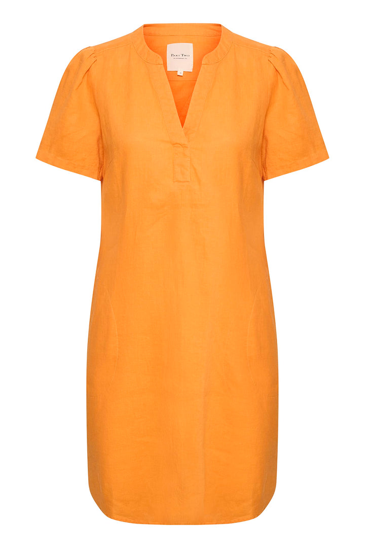 PART TWO Damen Aminase Lässiges Kleid 32 Aprikose, 32 Aprikose