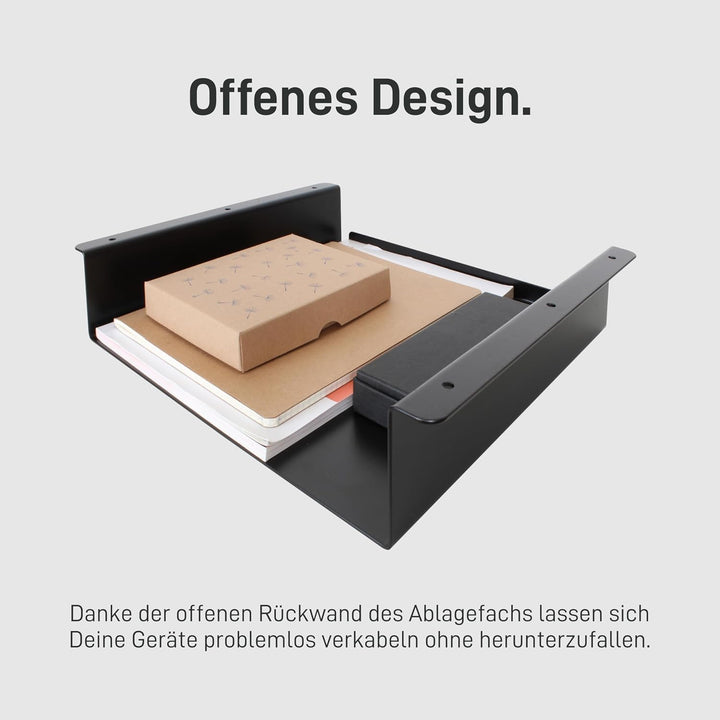 1x Tischfach LADE Schreibtisch Ablage Schublade Unterkonstruktion Halterung hängend Organizer Materi