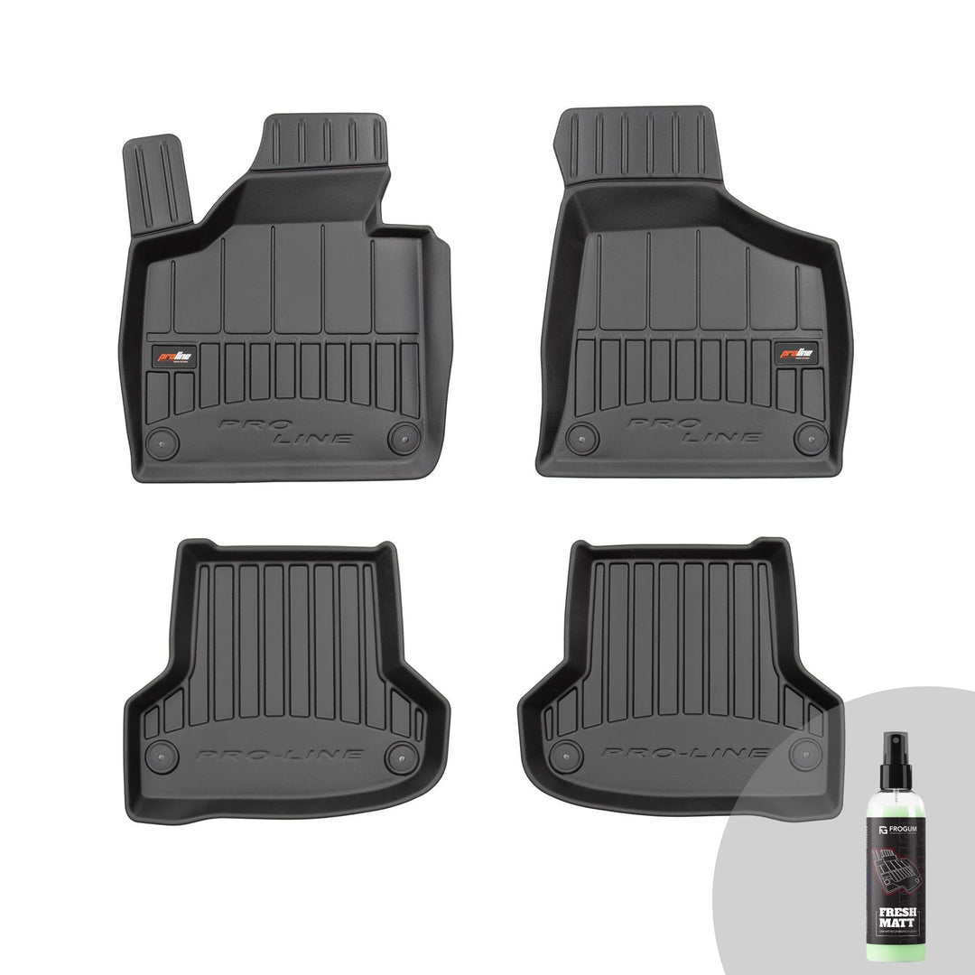 FROGUM ProLine 3D Gummimatten Exklusiven Auto Fussmatten Autofussmatten für Audi A3 8P 2003-2013, fü