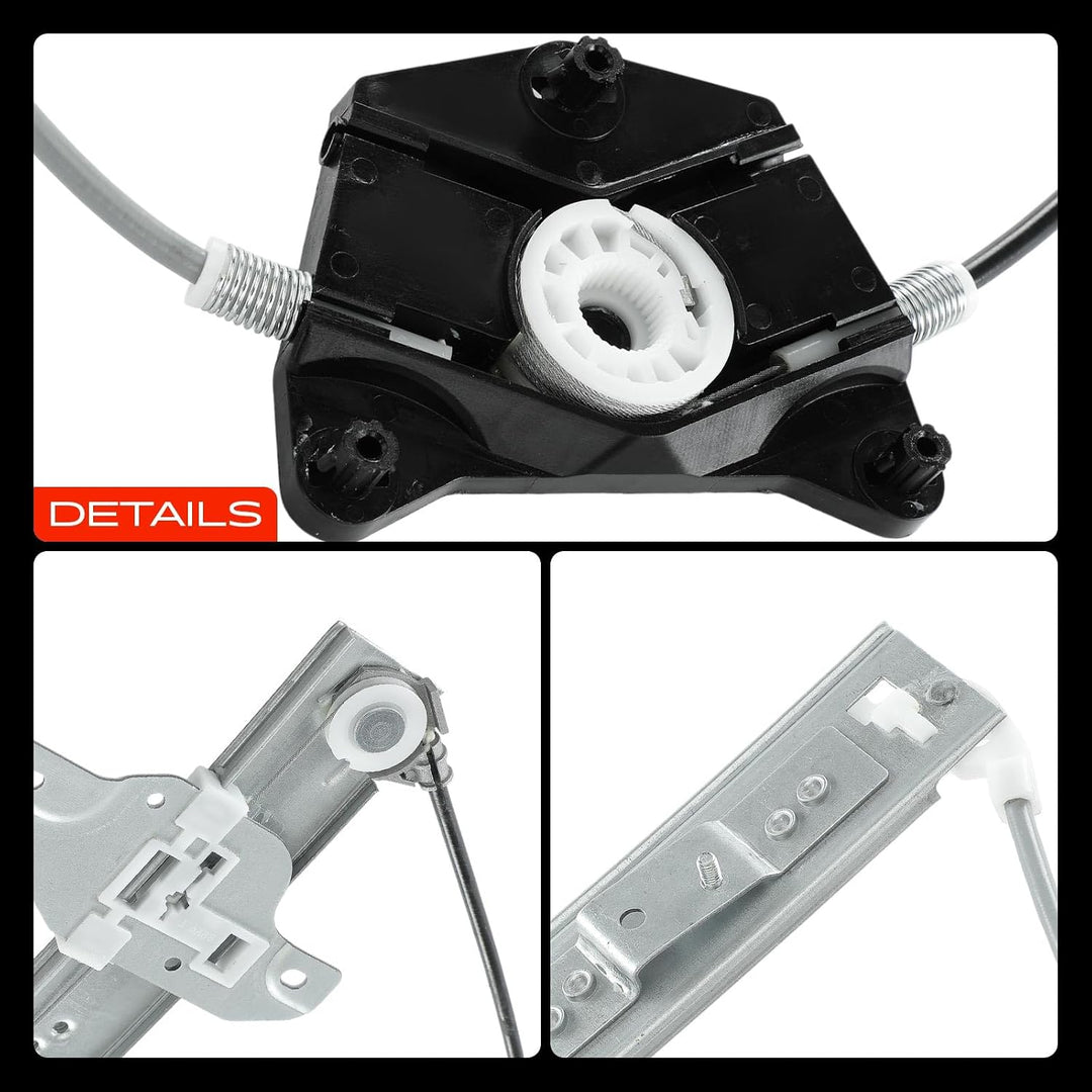 Frankberg 2x Fensterheber Elektrisch Ohne Motor Vorne Links Rechts Kompatibel mit 407 6D 407 SW 6D 6
