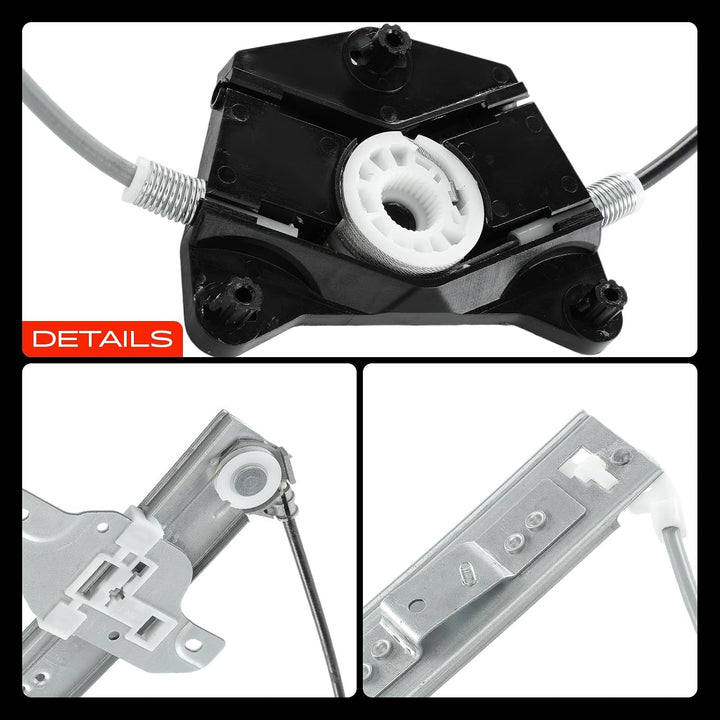 Frankberg 2x Fensterheber Elektrisch Ohne Motor Vorne Links Rechts Kompatibel mit 407 6D 407 SW 6D 6