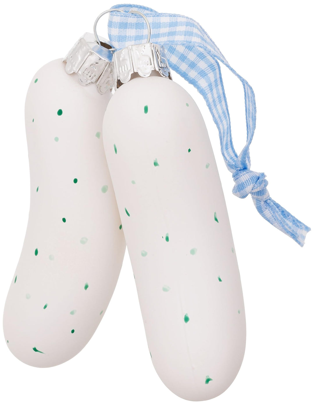 SIKORA Paar Weisswürste besondere Weihnachtskugel Glas Christbaumschmuck Deko Figur Weihnachten Anhä