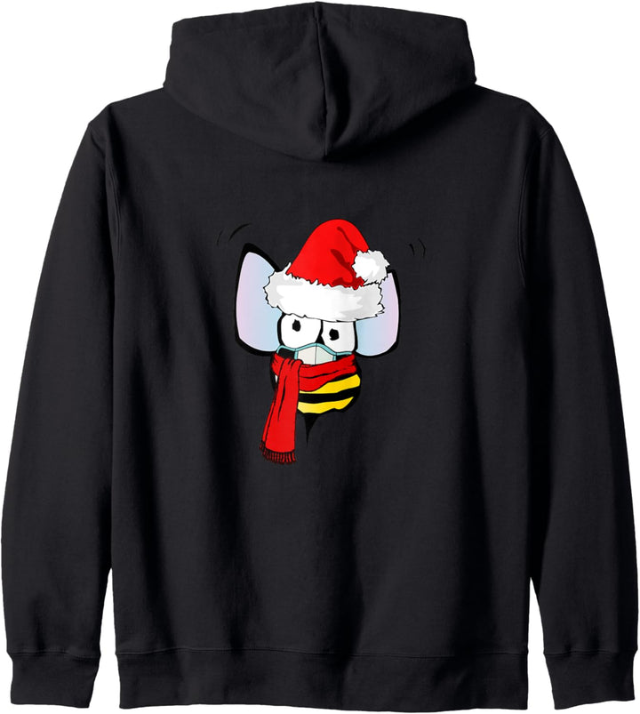 Lustige maskierte HoneyBee Imker-Weihnachtsfeiertag Kapuzenjacke