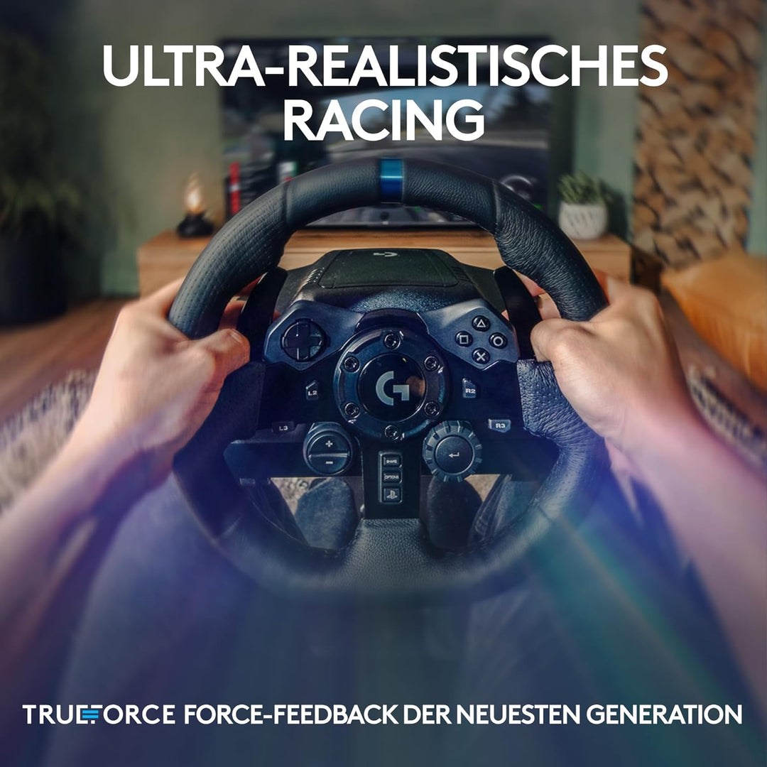 Red Bull Energy Drink White Edition - 24er Palette Dosen + Logitech G923 TRUEFORCE Gaming Rennlenkra