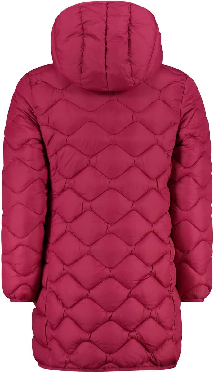 CMP Mädchen Kindermantel mit Fester Kapuze Coat 98 Sangria, 98 Sangria