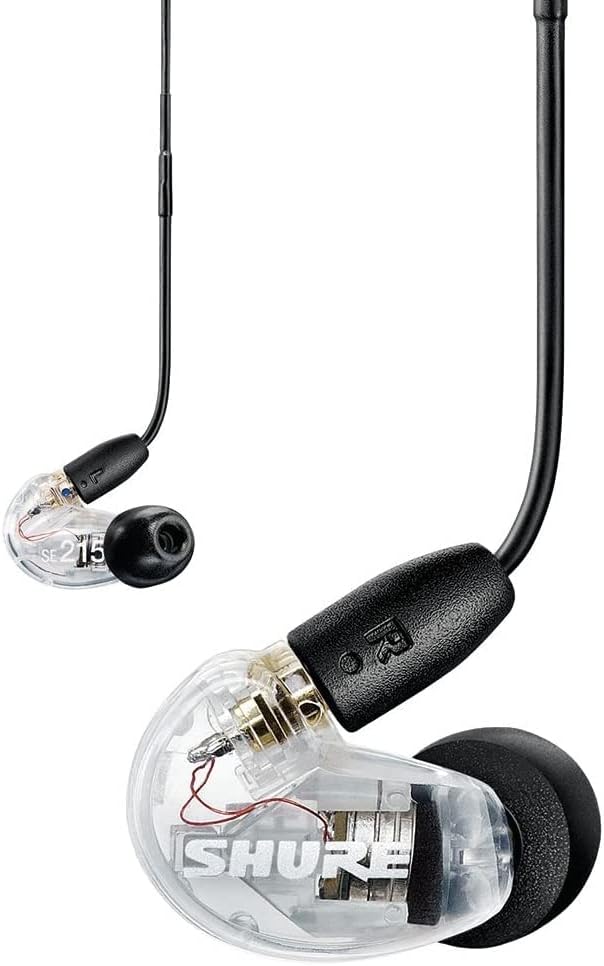 Shure AONIC 215 Wired Sound isolierende Ohrhörer, klarer Sound, Einzelfahrer, sicherer In -Ear -Anpa