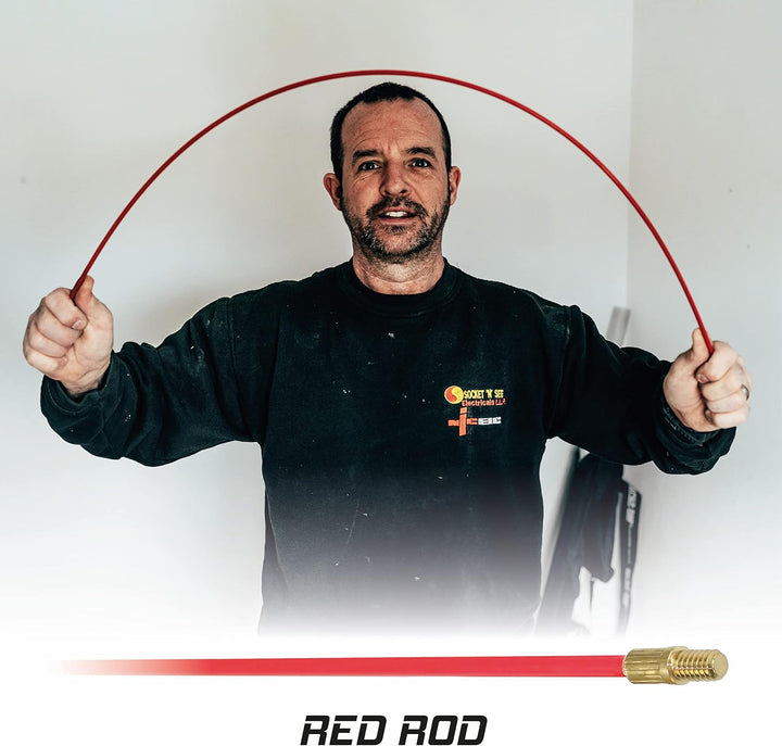 Super Rod CR-RX5 Stab zur Kabelziehhilfe, Rot
