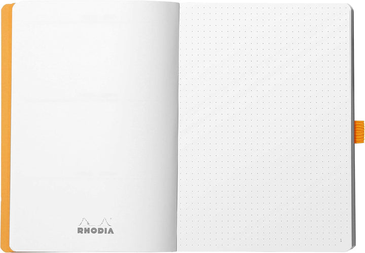 Rhodia 117575C Notizheft Goalbook (DIN A5, 14.8 x 21 cm, Dot, praktisch und trendige, mit weichem De