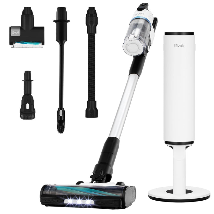 Levoit - 60 Tage Handsfreier Reinigungsstation – Akku Staubsauger - Bis zu 150㎡ Reichweite - 99,99 %