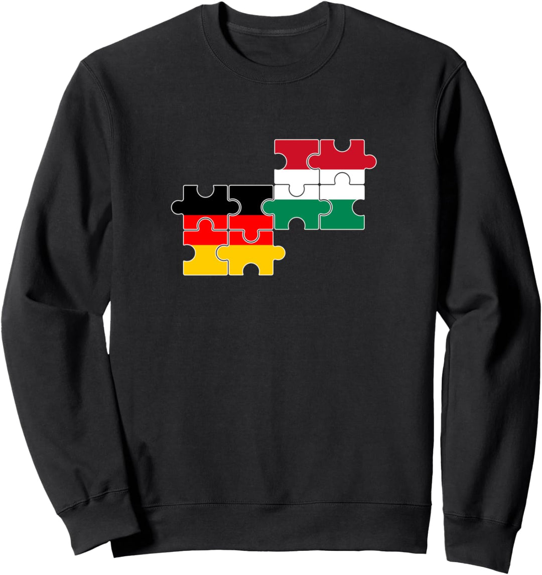 Ungarn Deutschland Flagge Ungarisch Deutsch Sweatshirt
