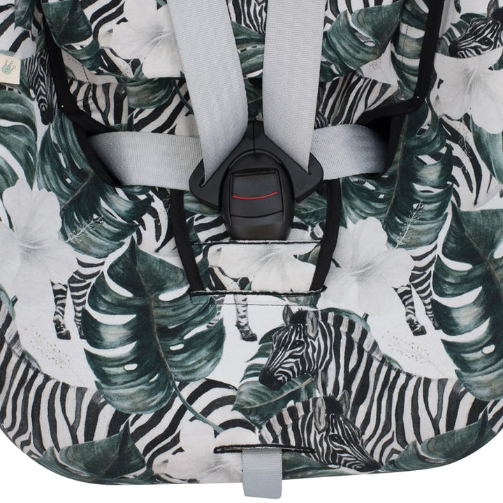 JYOKO KIDS Bezug kompatibel mit Cybex Gold Sirona - M2 I-Size, GB Vaya I-Size (ZEBRA, M2 iSize), ZEB