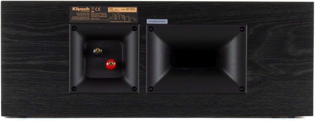 Klipsch RP-500C Schwarz, Schwarz