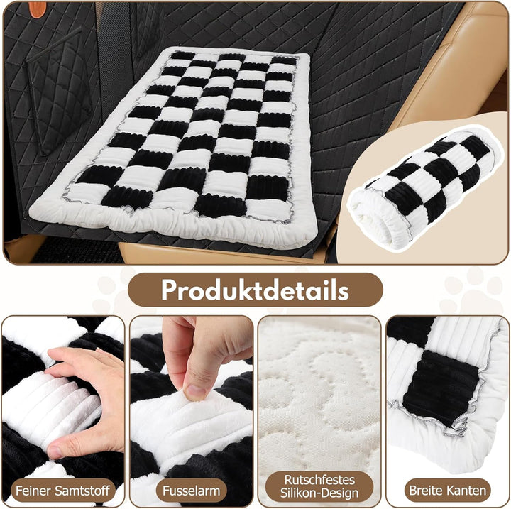 Hunde Rücksitzbank Auto Hundebett Matte - Decke Plaid Reise Haustier Matte, rutschfeste, wasserdicht