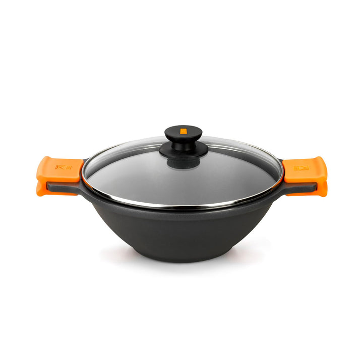 BRA Wok, aluguss, Schwarz, 28 cm 32 cm, 32 cm