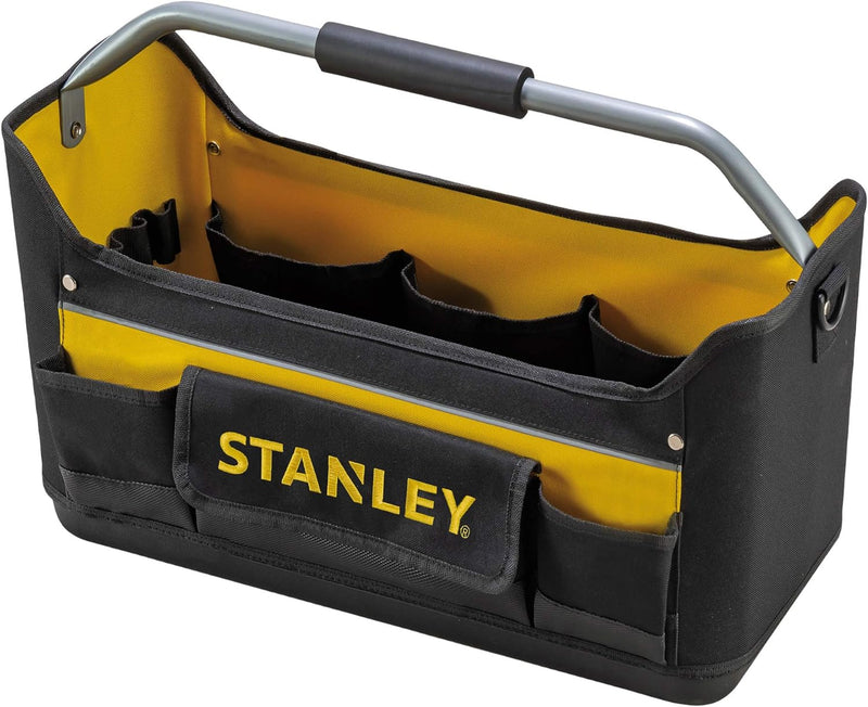 Stanley Werkzeugtrage / Werkzeugtasche (44.7x27.7x25.1cm, 600 Denier Nylon, ergonomischer Gummihandg