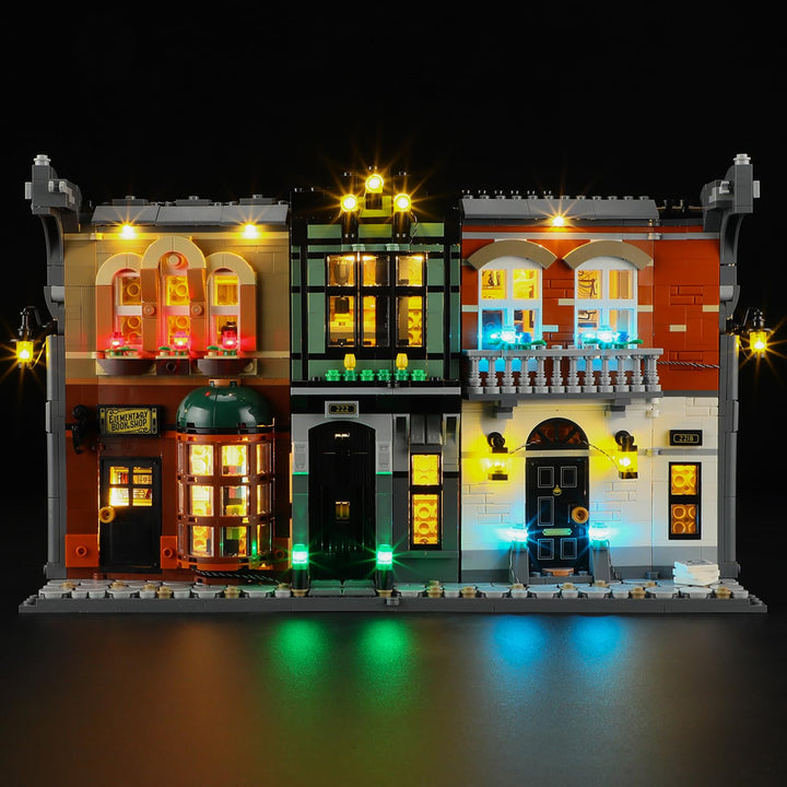 BRIKSMAX Licht für LEGO Sherlock Holmes: Bücherstütze 10351 - Compatible with Icons Bausteinen Model