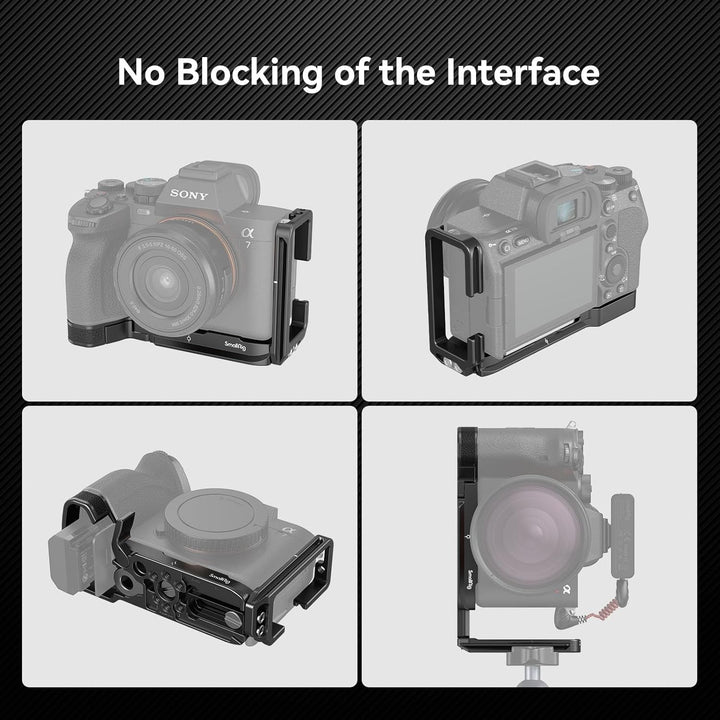 SMALLRIG A7 IV / A7S III / A1 L-Bracket für Arca-Typ, A7 IV L Winkel L-Bracket L-Schnellwechselplatt