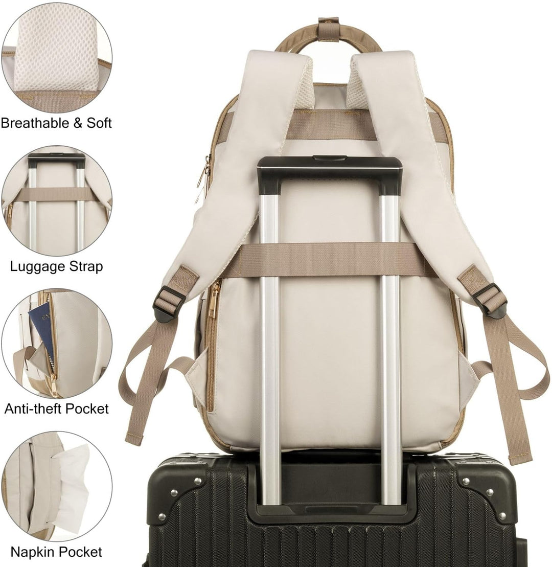 YAMTION Rucksack Laptop Damen,Schulrucksack Mädchen Teenager Schultasche Frauen für Schule Uni Reise