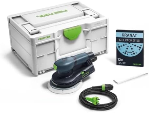 Festool Exzenterschleifer ETS EC 150/3 EQ-Plus (mit Schleifteller Ø 150 mm MULTI-JETSTREAM 2 (superw