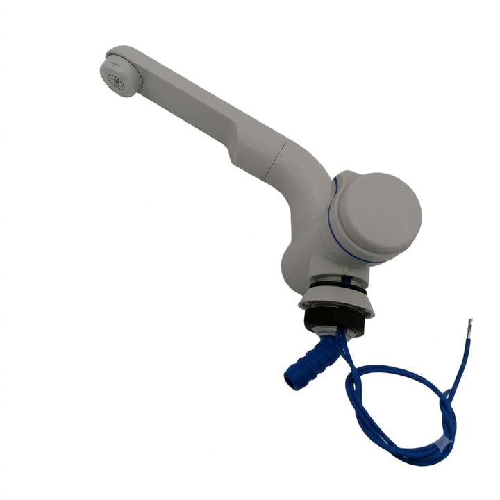 CR-MOESANCO® Automatischer Wasserhahn für Wohnwagen, 12 V, für Wohnmobil, Waschtisch, Boot (grau), G