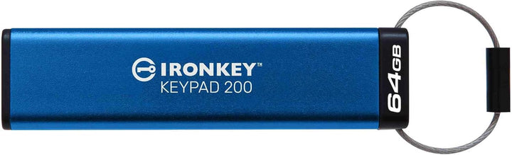 Kingston IronKey Keypad 200 Typ-A Hardware-verschlüsselter USB-Stick FIPS 140-3 Level 3 (ausstehend)